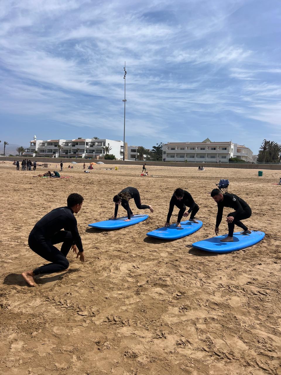 Simo, lead surf coach at Agadir Surf Club